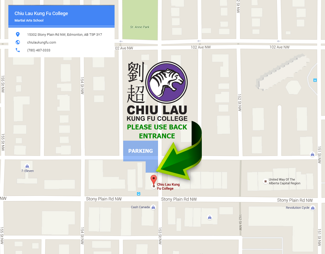 Chiu Lau Kung Fu College Location Map